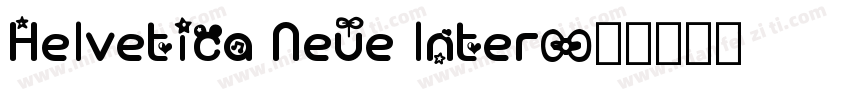 Helvetica Neue Inter字体转换